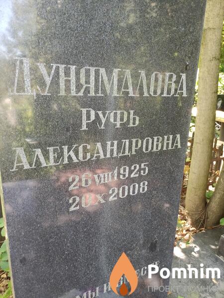 Дунямалова Руфь Александровна