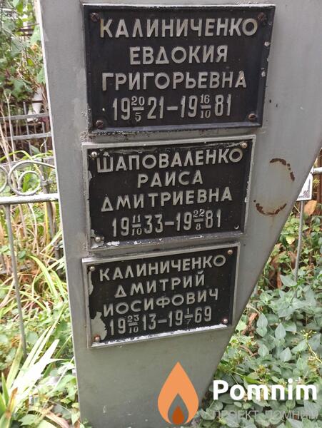 Калиниченко Дмитрий Иосифович
