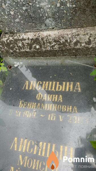 Лисицына Фаина Бениаминовна