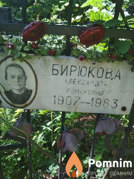 Бирюкова Александра Романовна