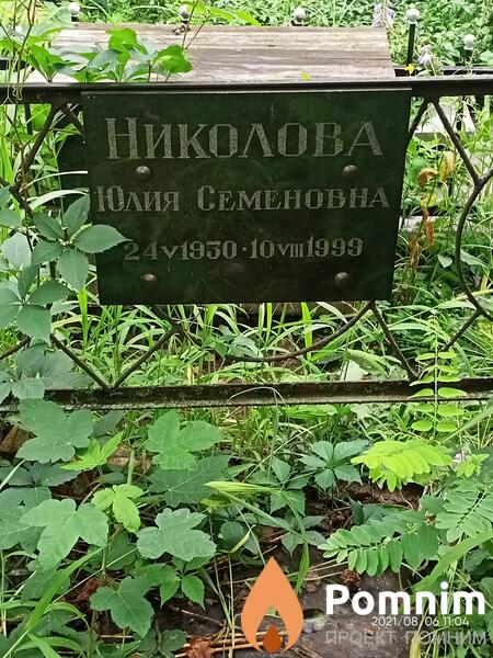 Николова Юлия Семеновна
