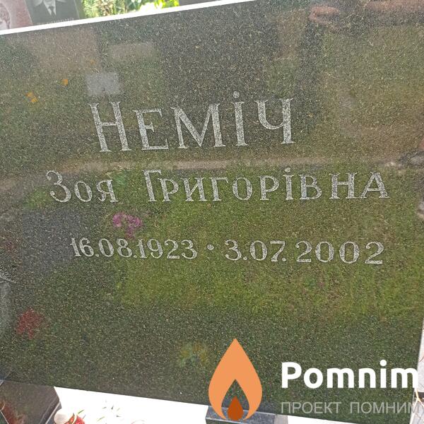 Немич Зоя Григориевна