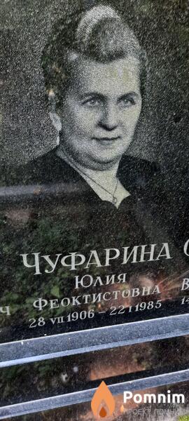 Чуфарина Юлия Феоктистовна