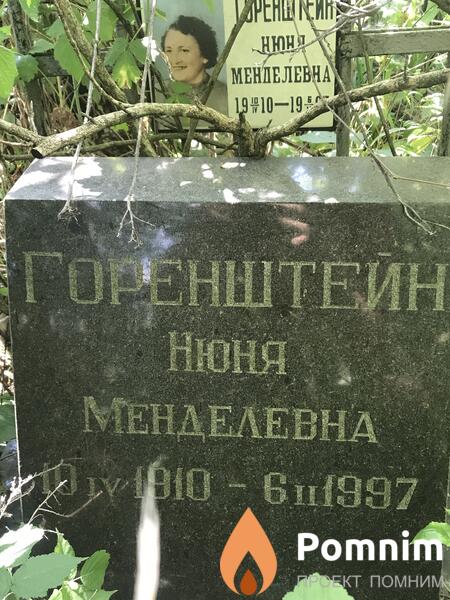 Горештейн Нюня Менделеевна