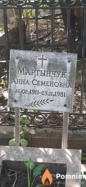 Мартынчук Анна Семеновна