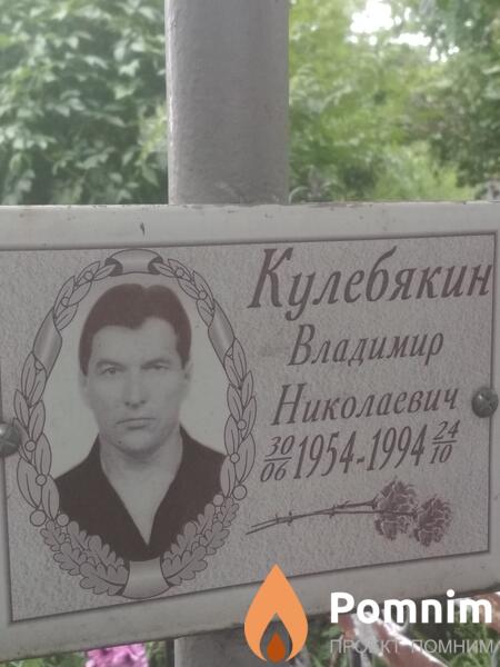 Кулебякин Владимир Николаевича