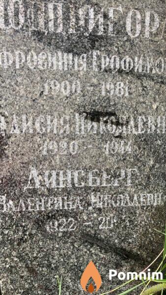 Динсберг Валентина Николаевна