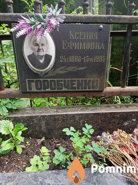 Горобченко Ксения Ефимовна