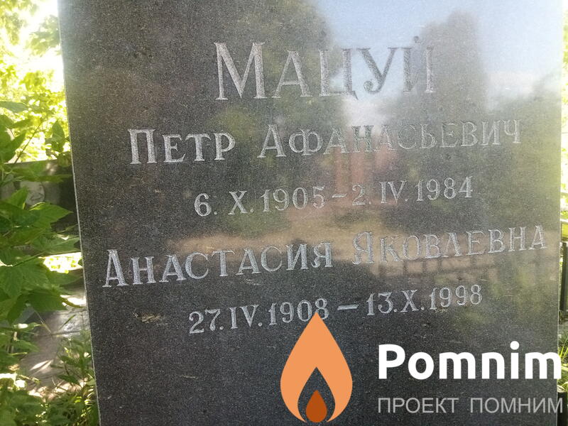 Мацуй Анастасия Яковлевна