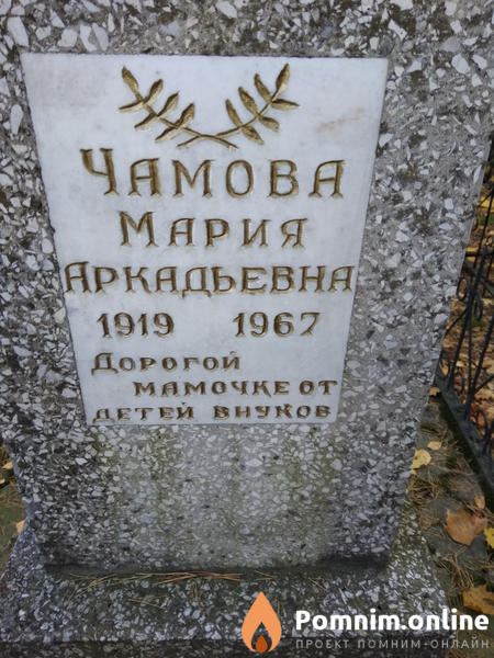 Чамова Мария Аркадьевна