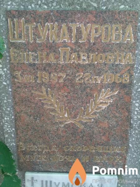 Штукатурова Елена Павловна