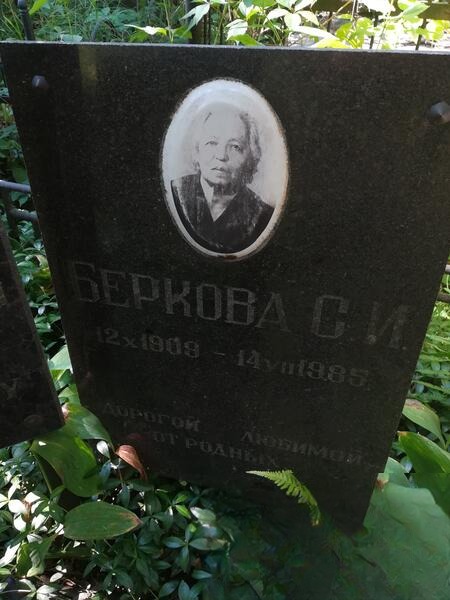 Беркова None