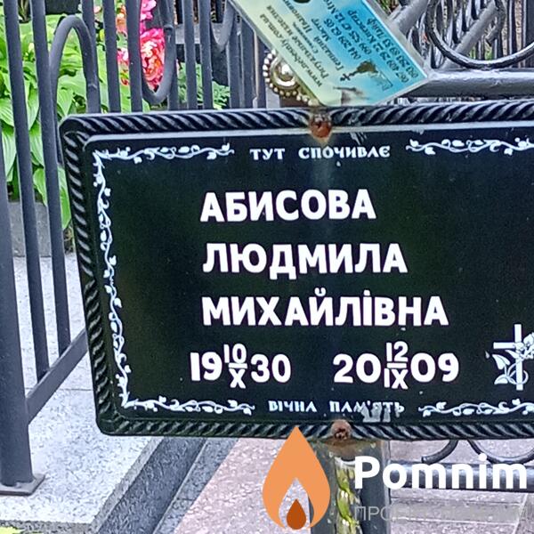 Абисова Людмила Михайловна