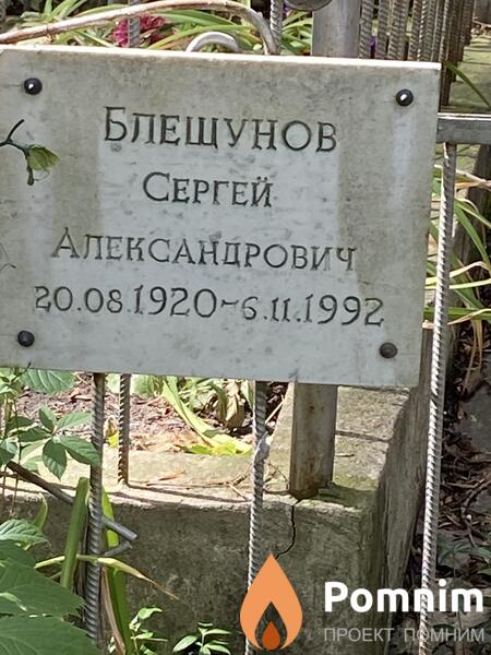Блещунов Сергей Александрович