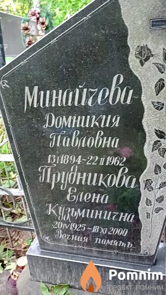Минайчева Домникия Павловна
