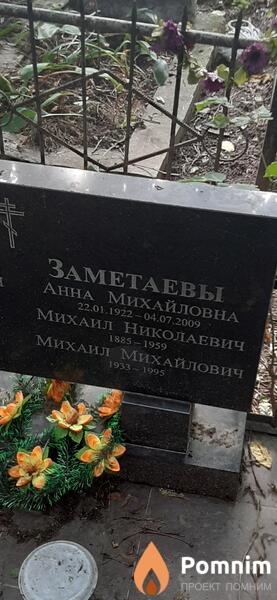 Заметаева Анна Михайловна