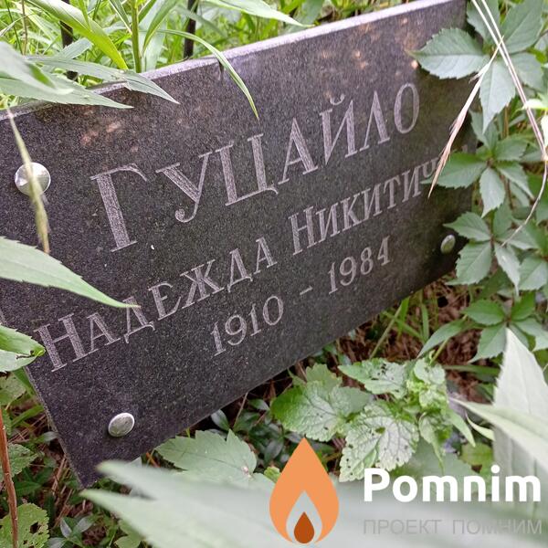 Гуцайло Надежда Никитична