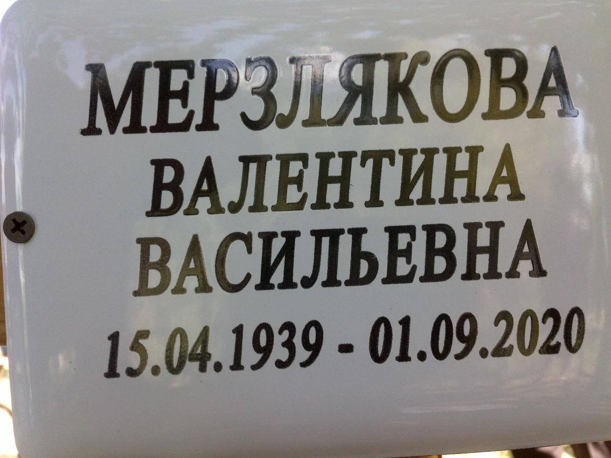 Мерзлякова Валентина Васильевна