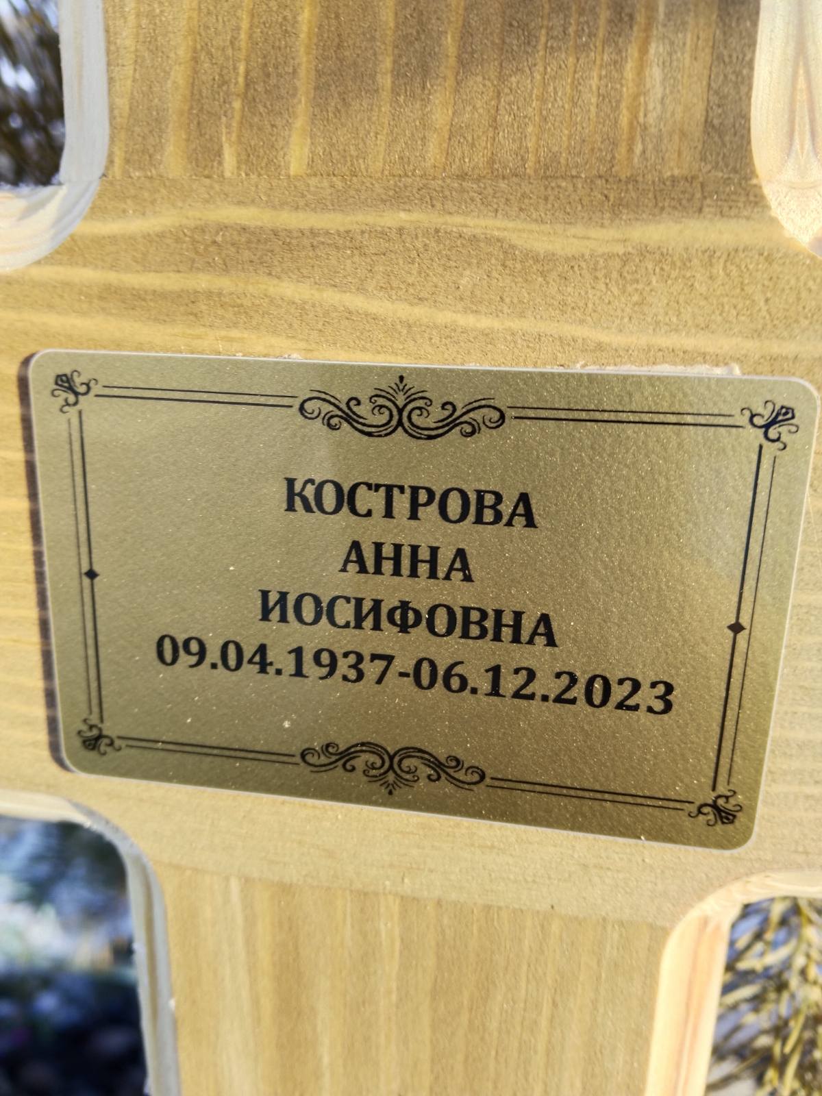 Кострова Анна Иосифовна